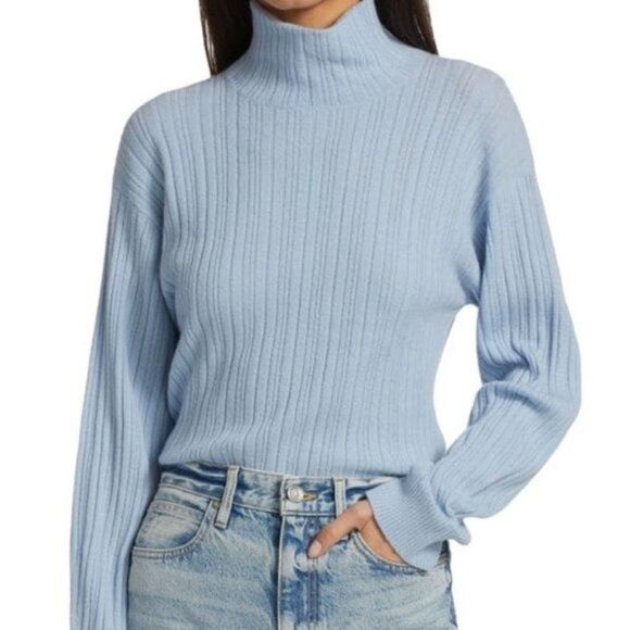 Naadam Ribbed Open Back Sweater - Picture 1 of 8